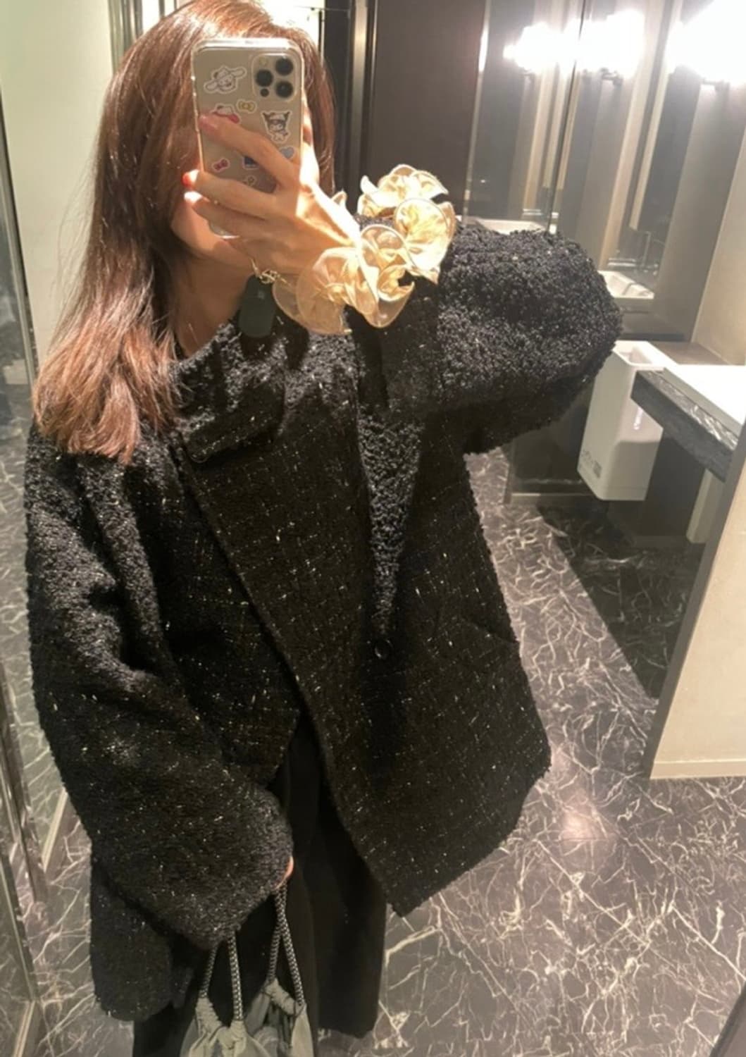 저널스탠다드 트위드 코트 (italy 원단/made in japan) 상품이미지2