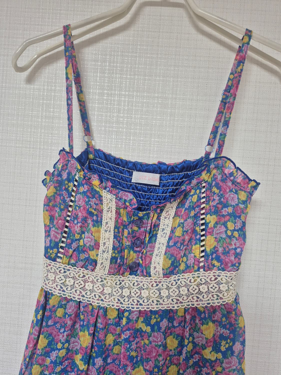 리즈리사 히메갸루 블루플로럴 롱원피스 상품이미지2