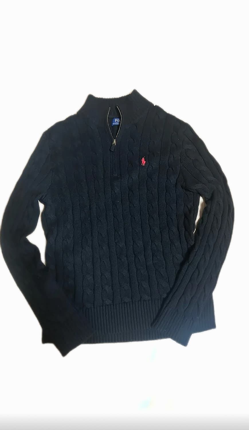 폴로 하프집업 니트 상품이미지1