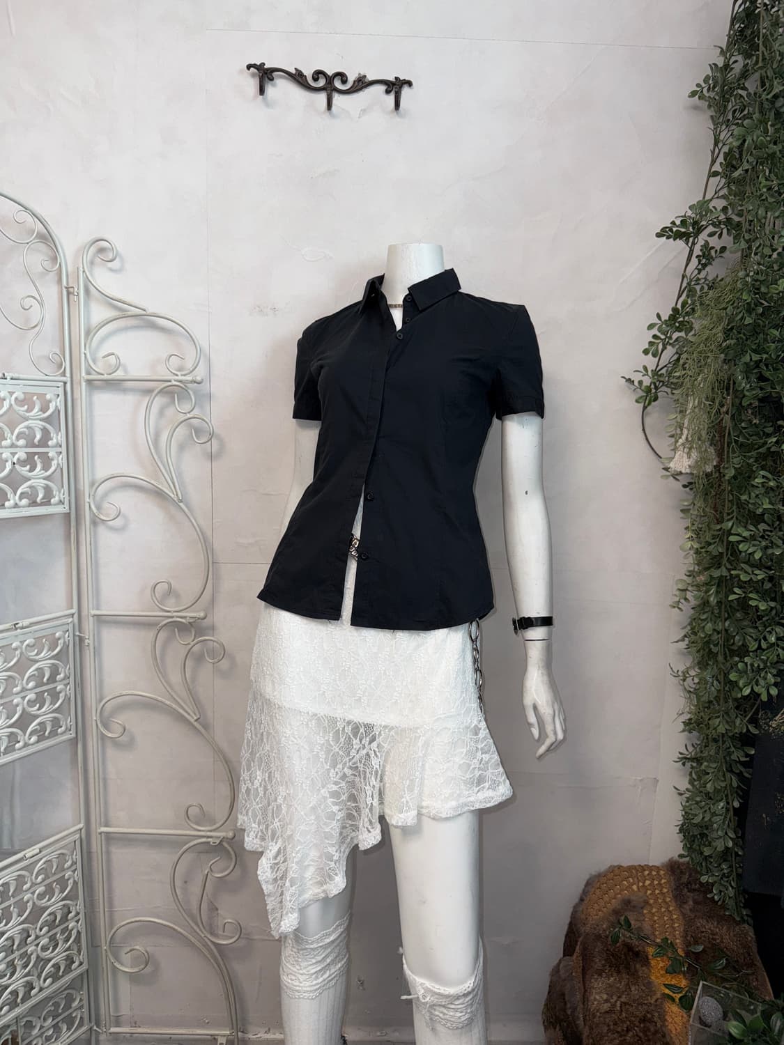 Armani Exchange back strap half shirt 상품이미지6