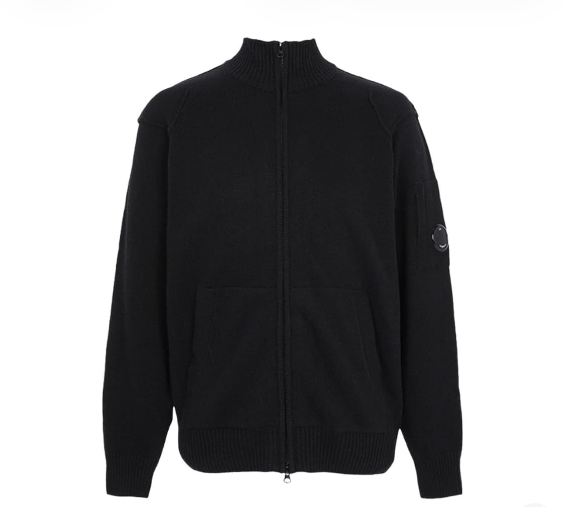 C.P. 컴퍼니 집업 가디건 블랙 - 25FW 상품이미지1