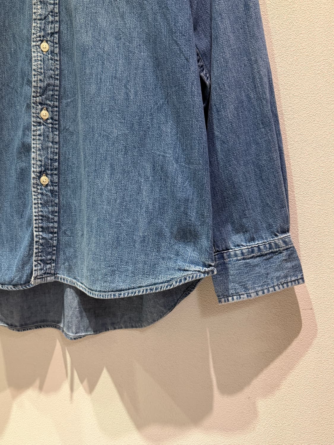  Old UNIQLO Denim Button-Down Shirt 상품이미지4