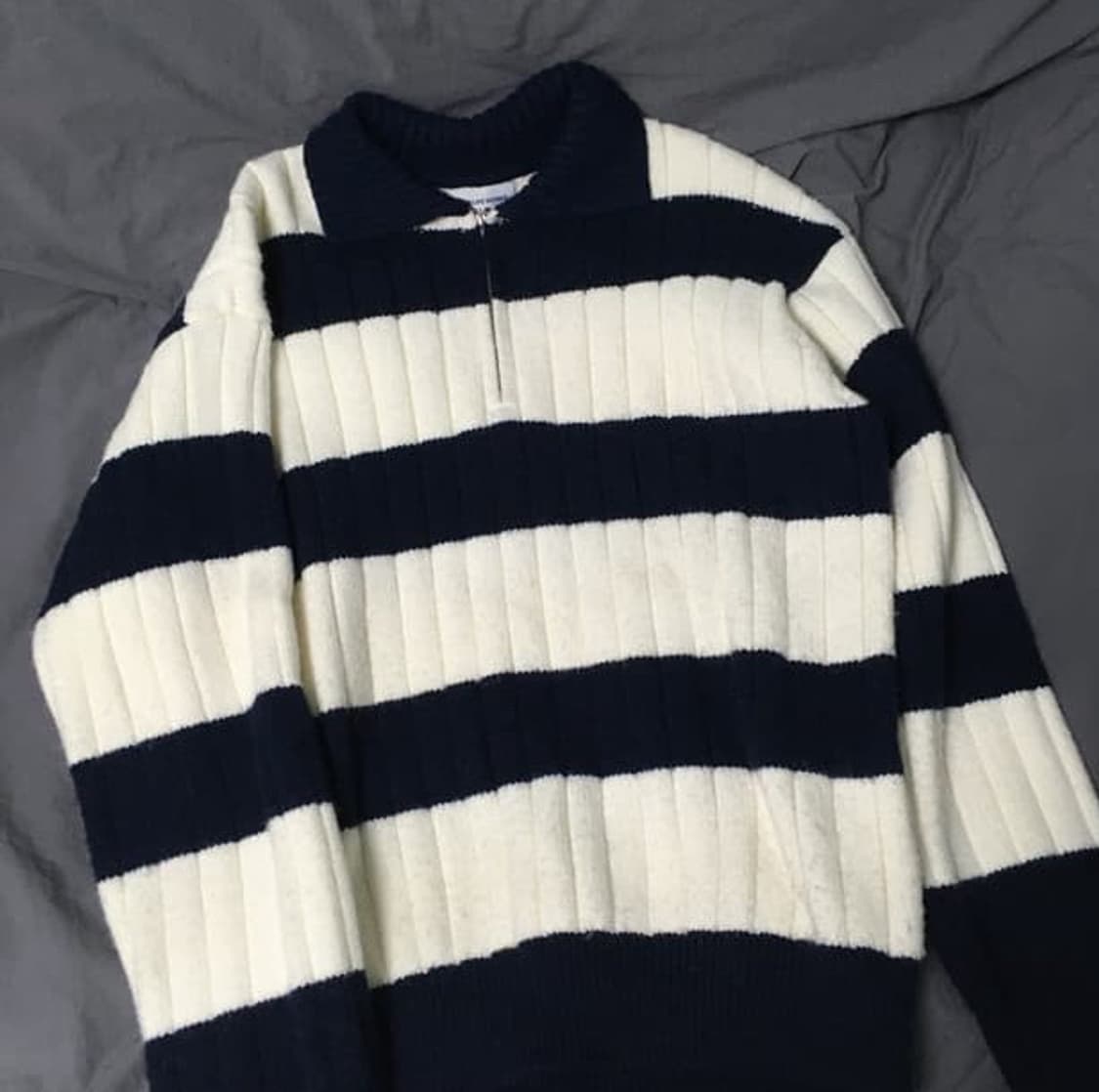 스트라이프 니트  굿라이프웍스 상품이미지2