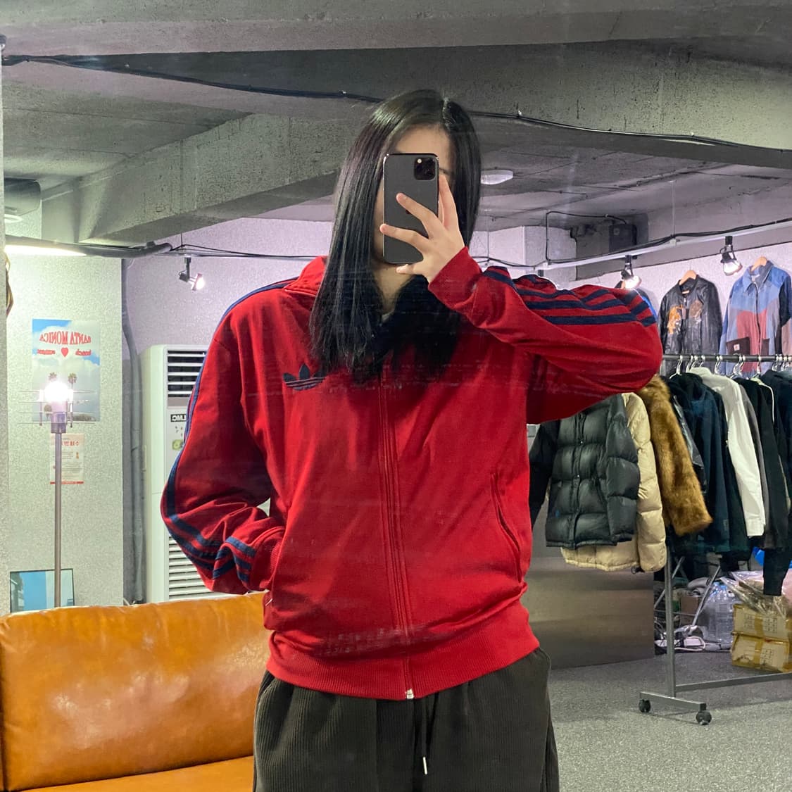 아디다스 파이어버드 네이비라인 레드 트랙탑 져지 B3826 상품이미지1