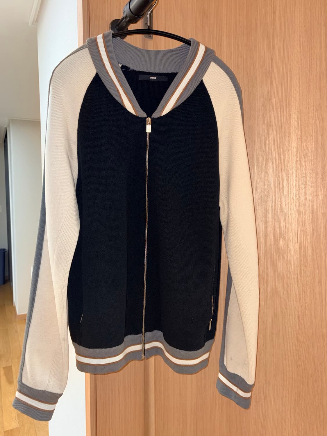 시스템 옴므 니트집업 100 상품이미지1