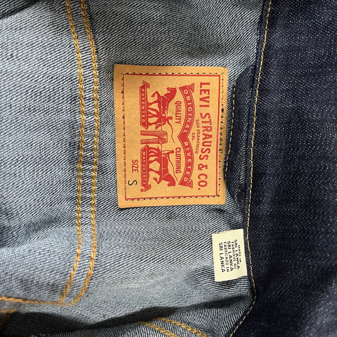 [S] 리바이스 여성 오리지널 트러커 데님 청자켓 상품이미지5