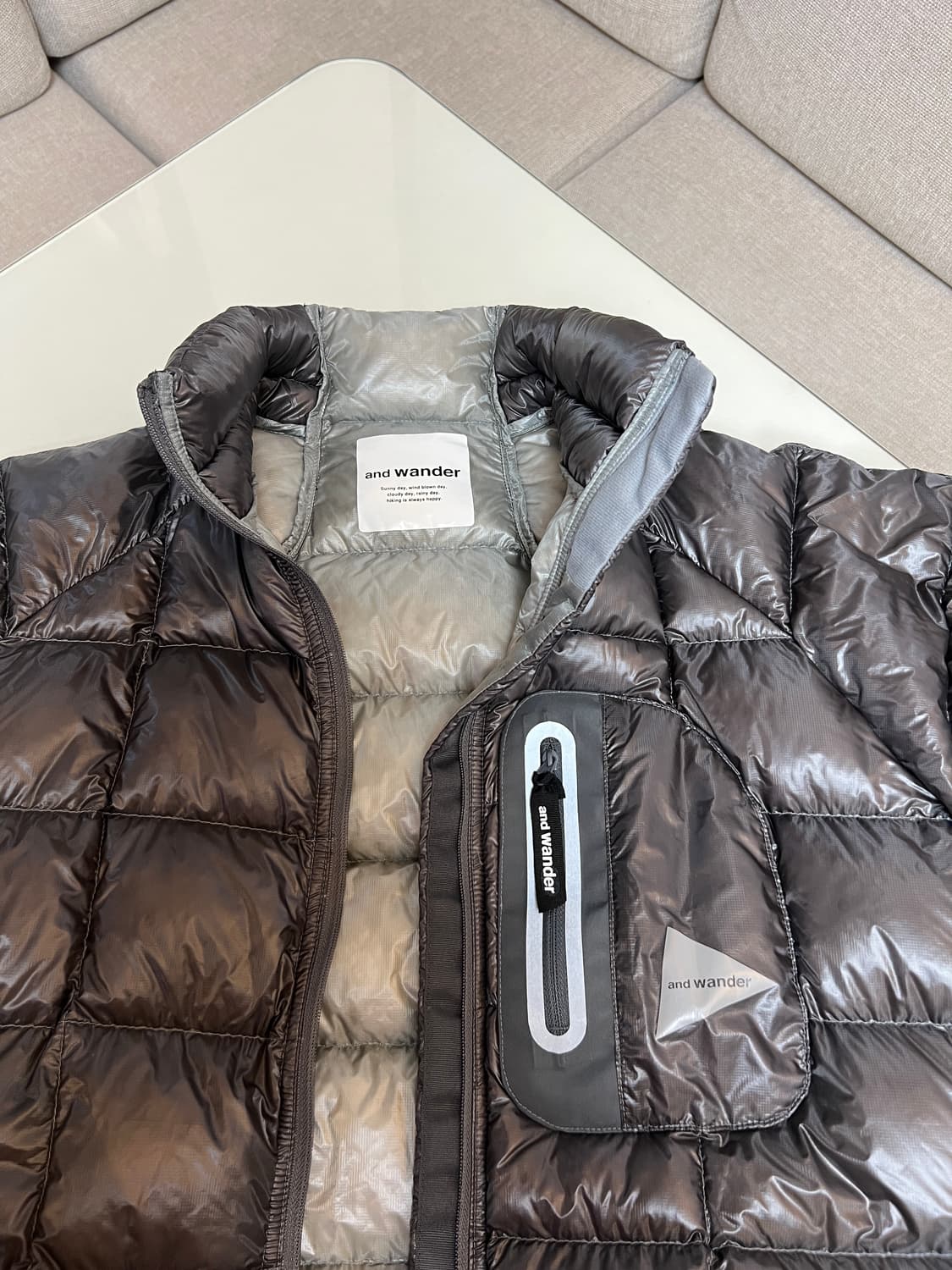 앤드원더 다이아몬드 스티치 다운 WM 상품이미지4