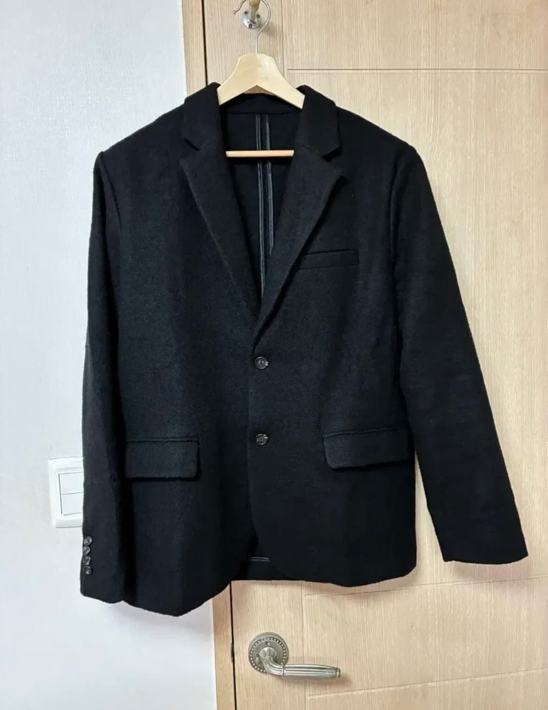 [L]스투시 울블레이저 블랙 상품이미지1