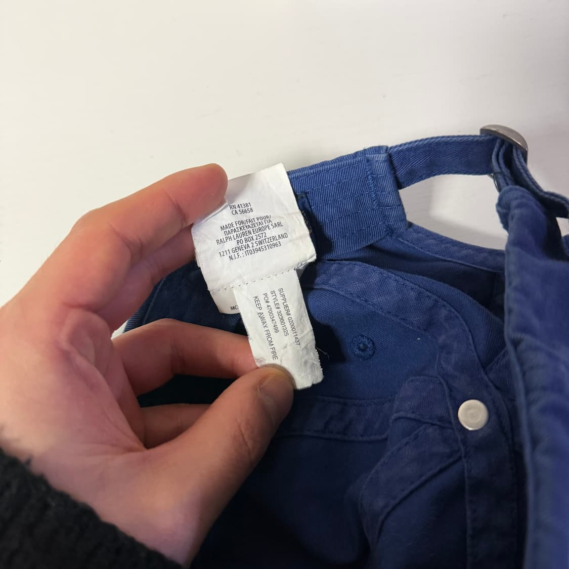 폴로 랄프로렌 3 로고 볼캡 상품이미지6