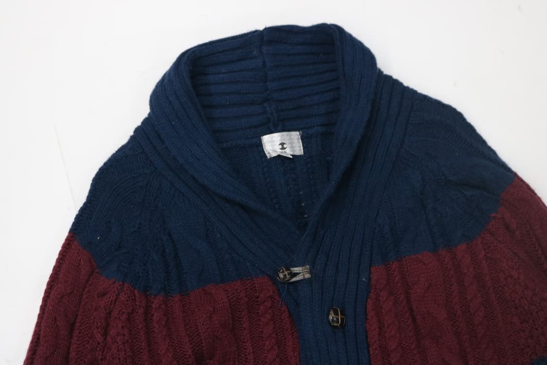 타케오키쿠치 울혼방 스트라이프 니트 가디건 상품이미지3