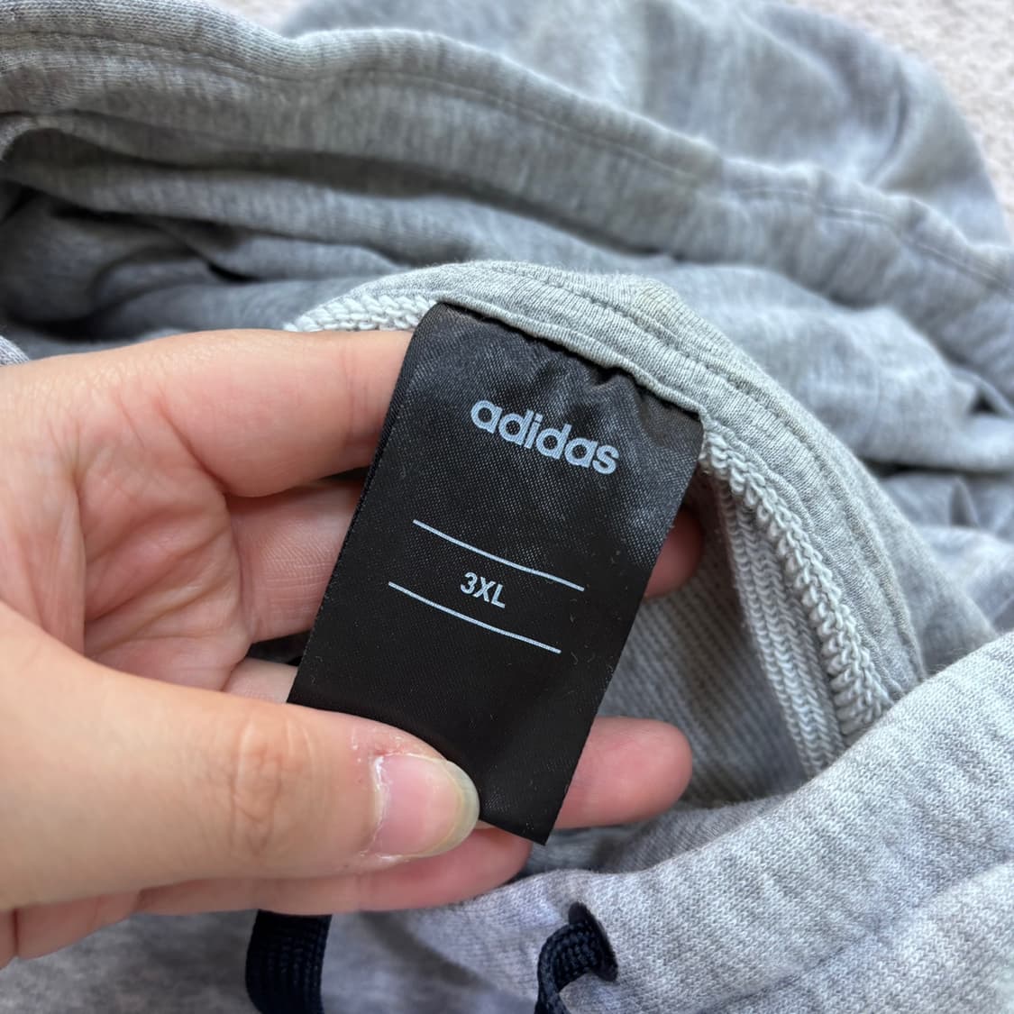 3XL 아디다스 남성 삼선 디자인 후드 티셔츠 0623E 상품이미지3