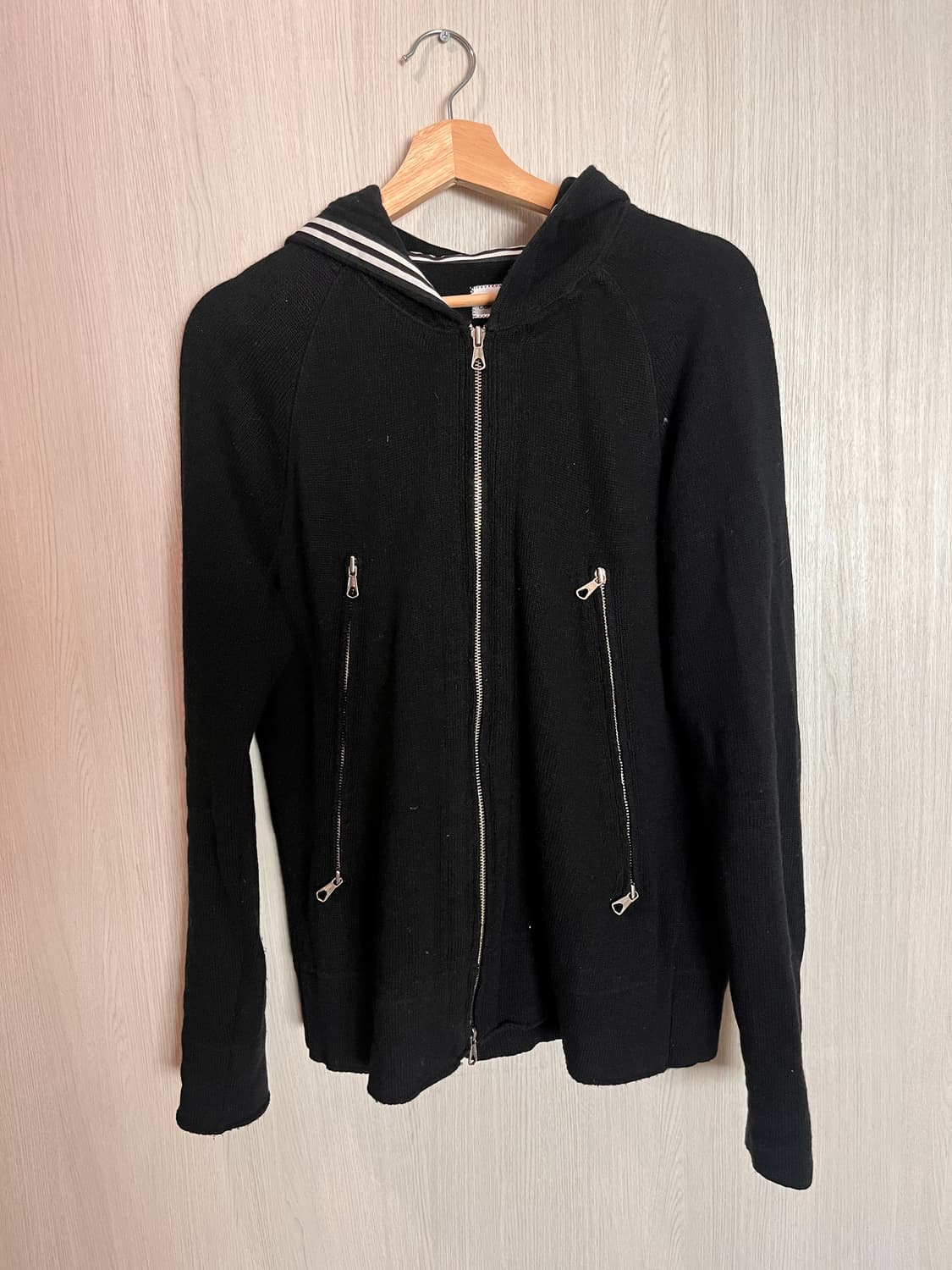 cp컴퍼니 빈티지 니트 후드집업 상품이미지2