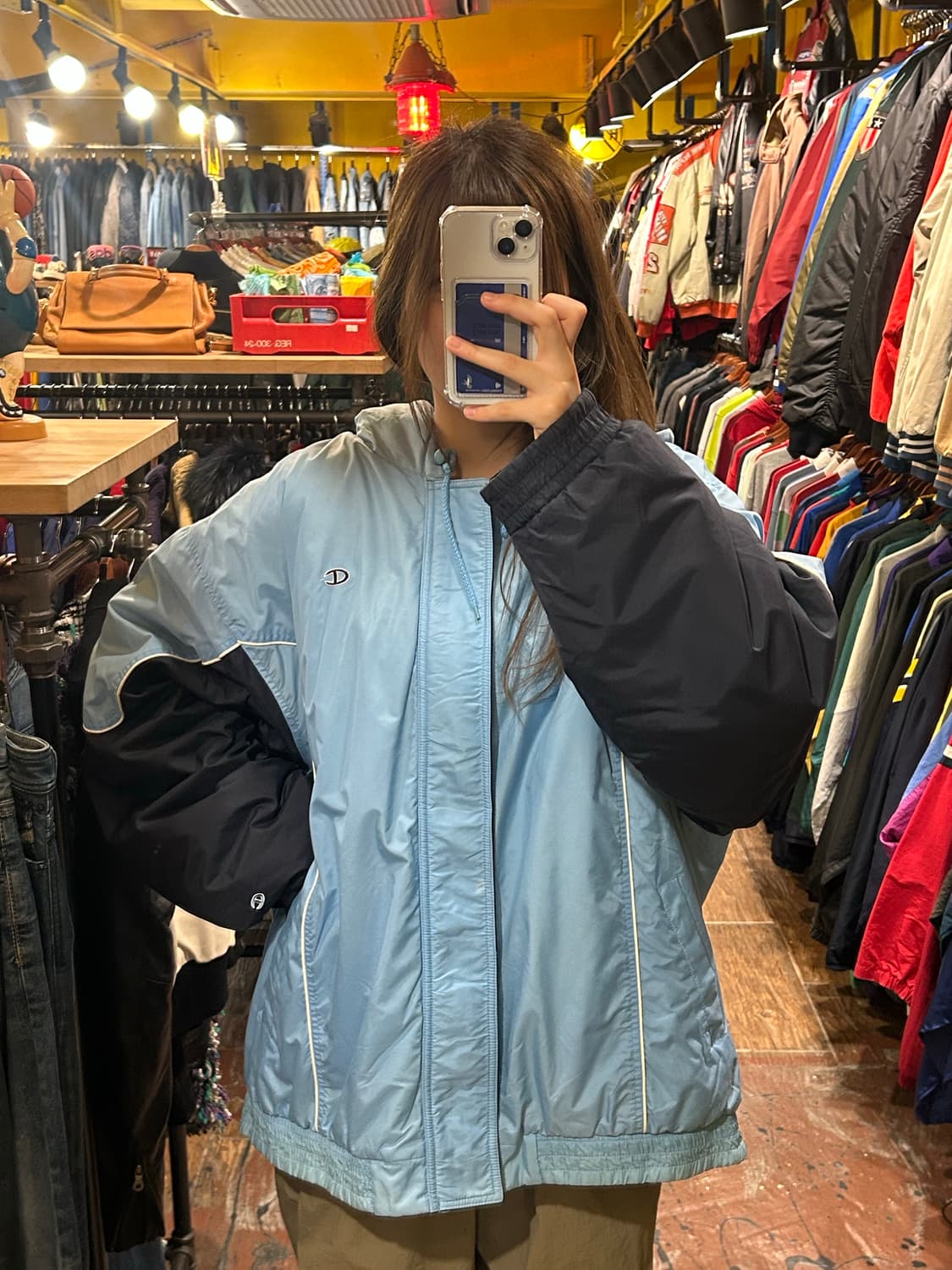 [HI] 챔피온 리버시블 점퍼 블루 상품이미지2