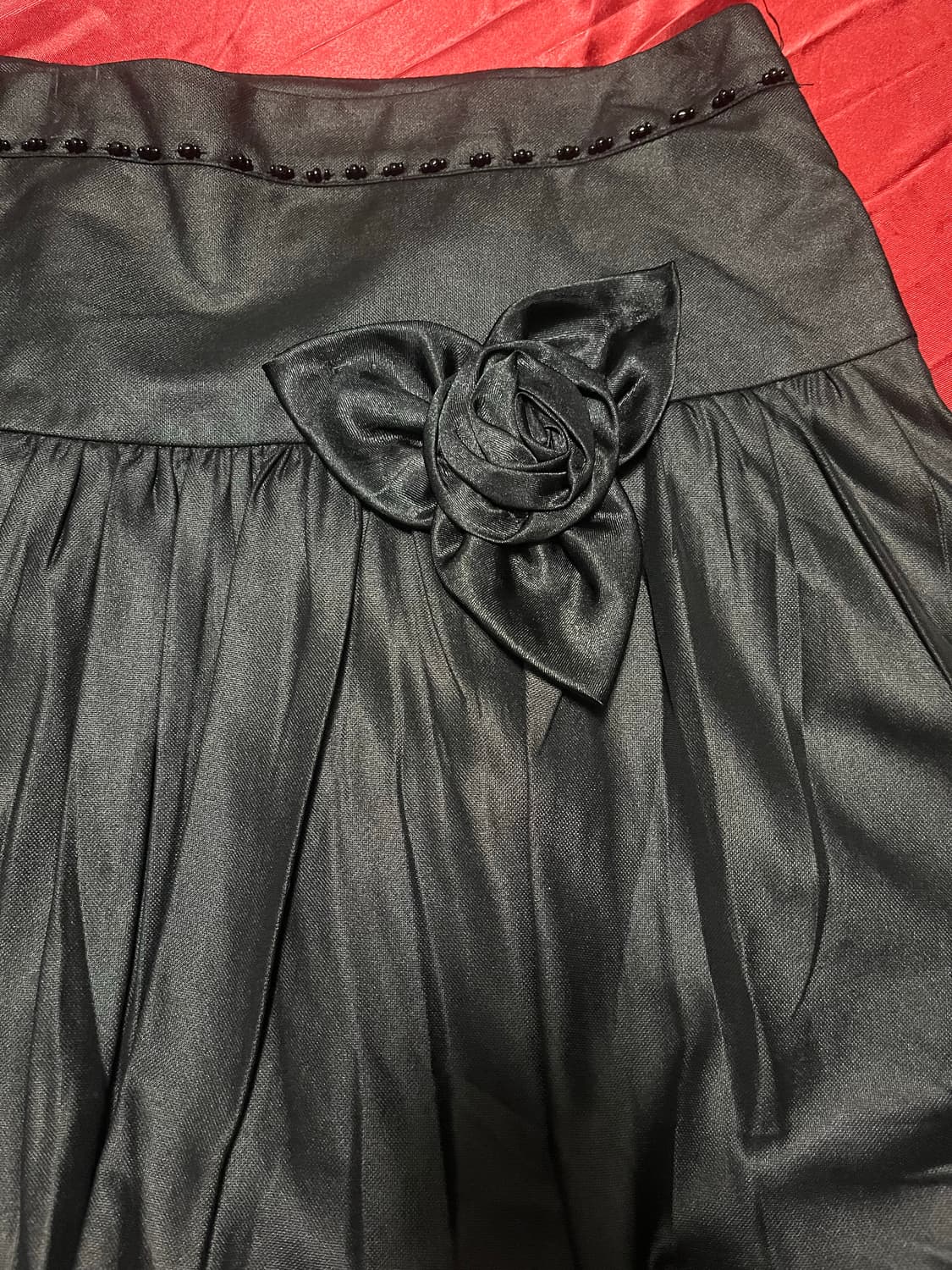 고딕 공겜여주 장미 스커트  상품이미지2