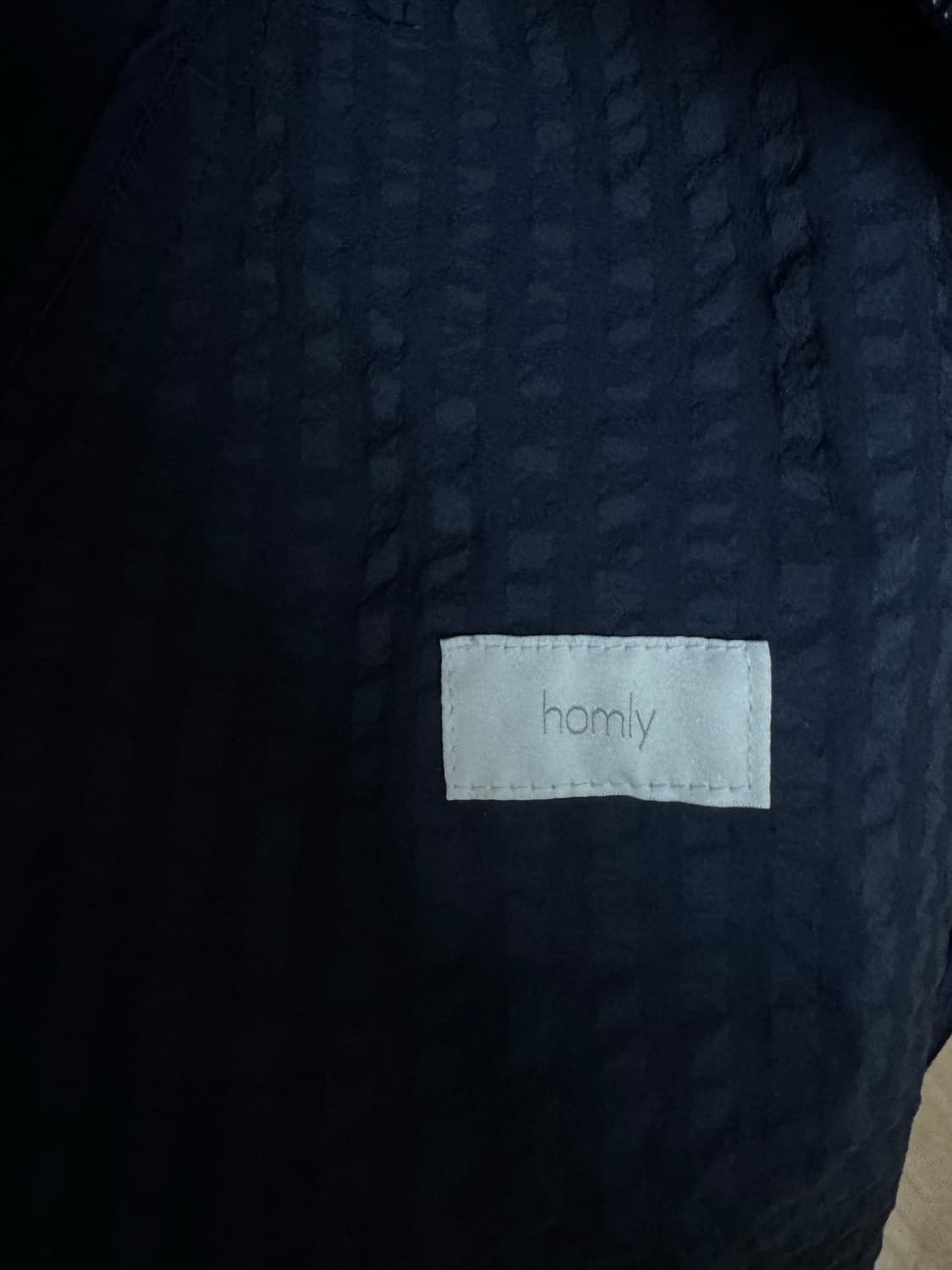 [2] 홈리(homly) 시어서커 자켓 네이비 상품이미지7