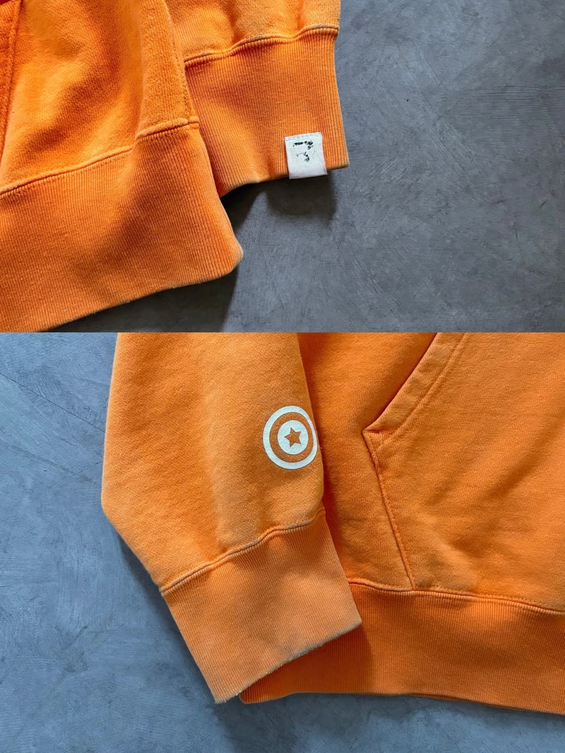 Bape 베이프 오렌지 타이거 샤크 풀 집업 상품이미지7