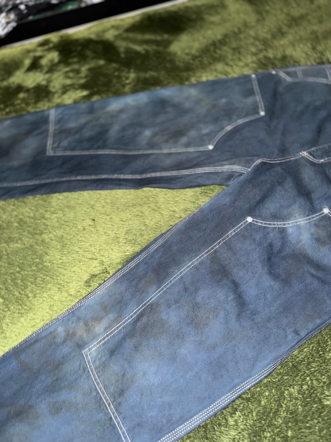 [XL] 펜필드 핸드 다잉 루즈핏 코튼 더블니 워크팬츠 상품이미지6