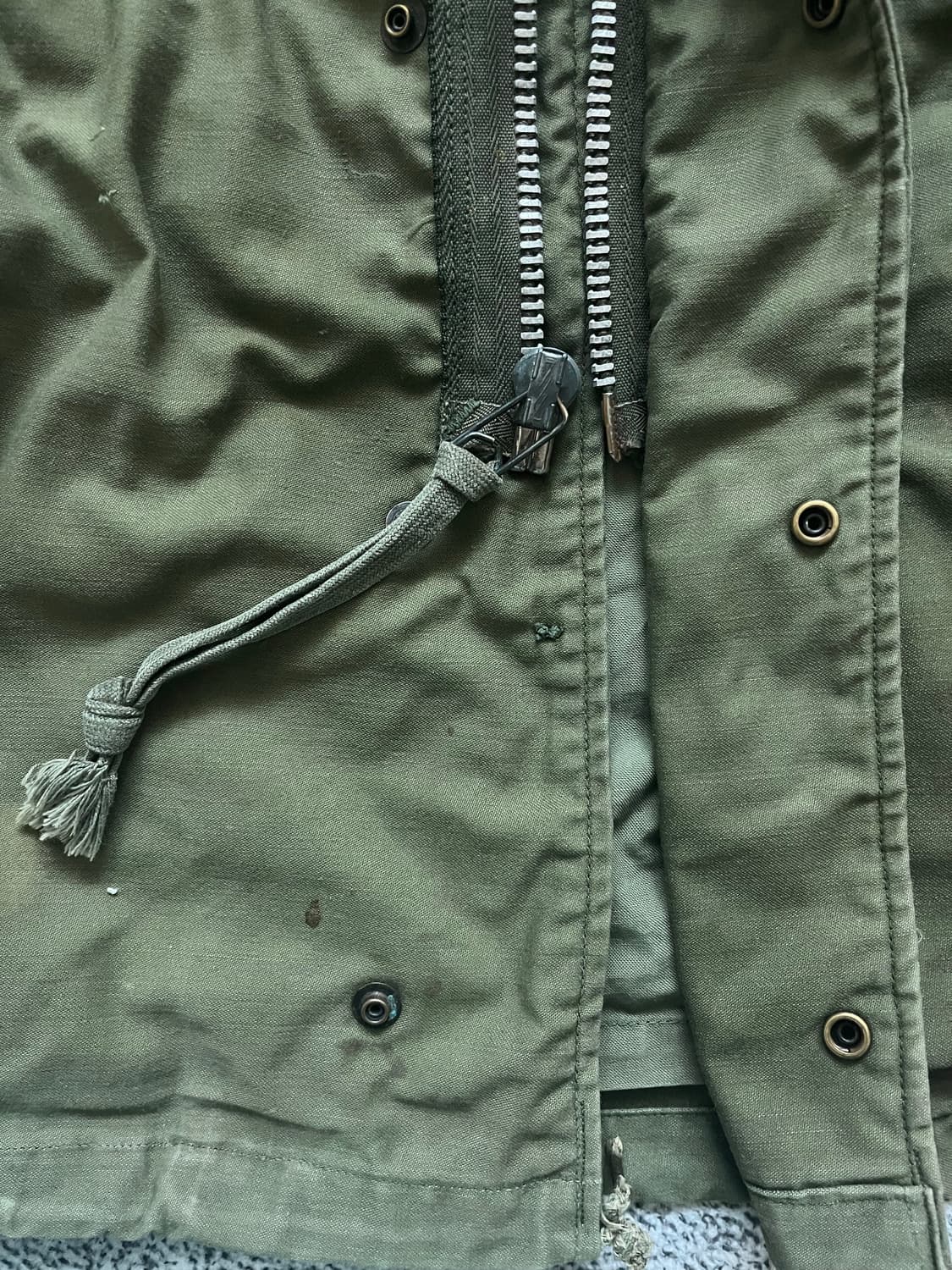 1967 USA 오리지널 M-65 필드 자켓 2세대 M-R 상품이미지5