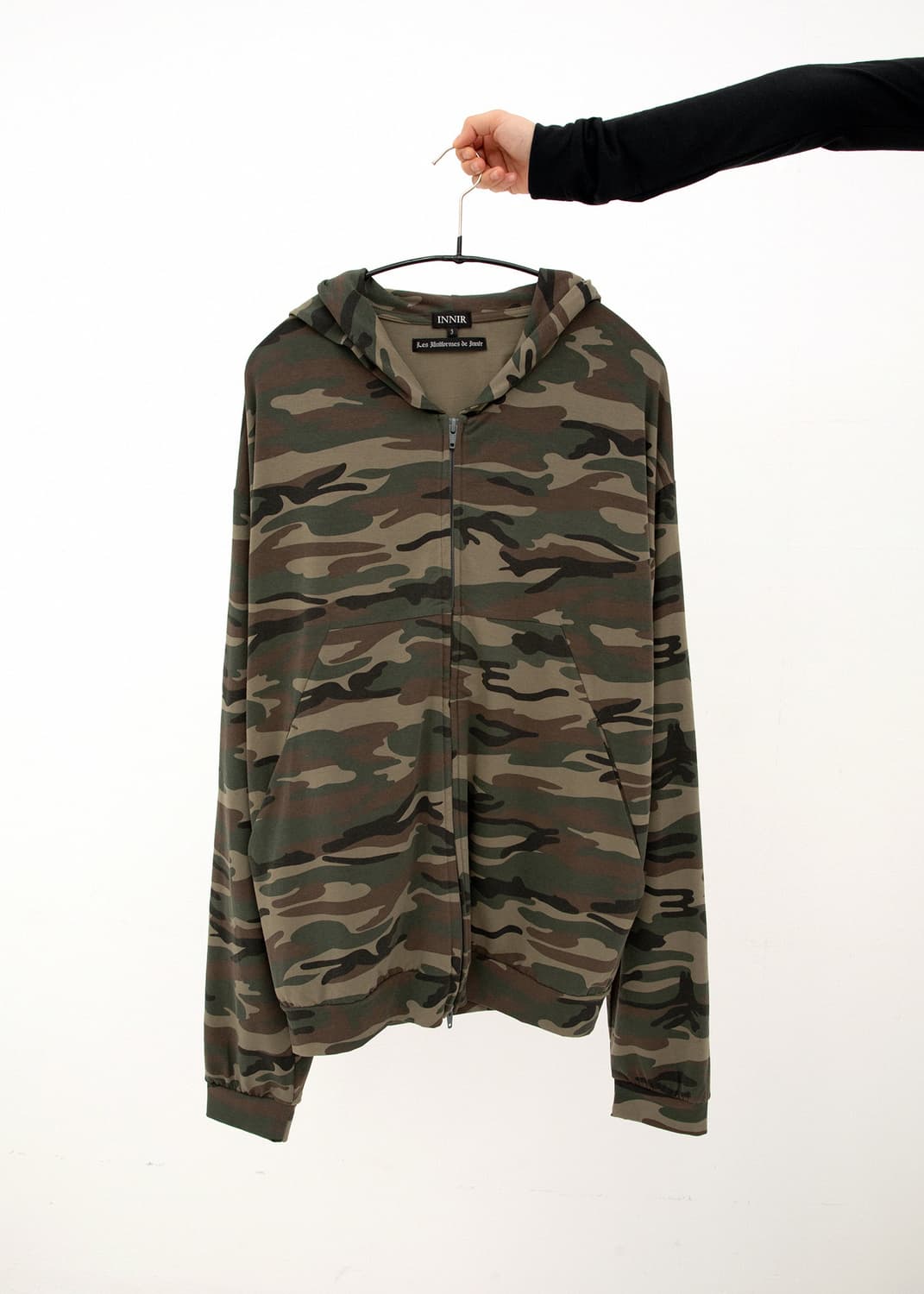 261 CAMO LIGHTWEIGHT ZIP HOODIE (WOODLAN 상품이미지1