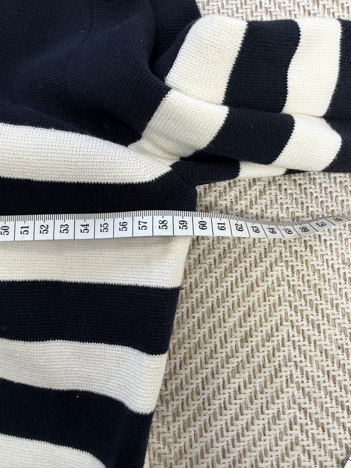정품) COS 코스 남성 스트라이프 니트 XL 상품이미지7