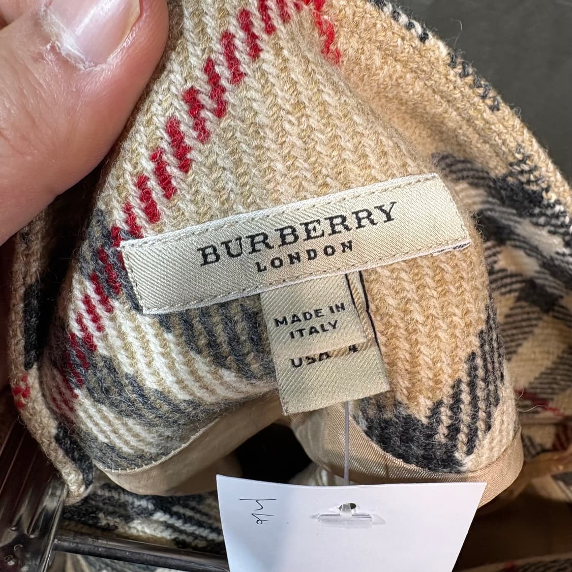 [4] BURBERRY 버버리 체크 스커트 상품이미지4