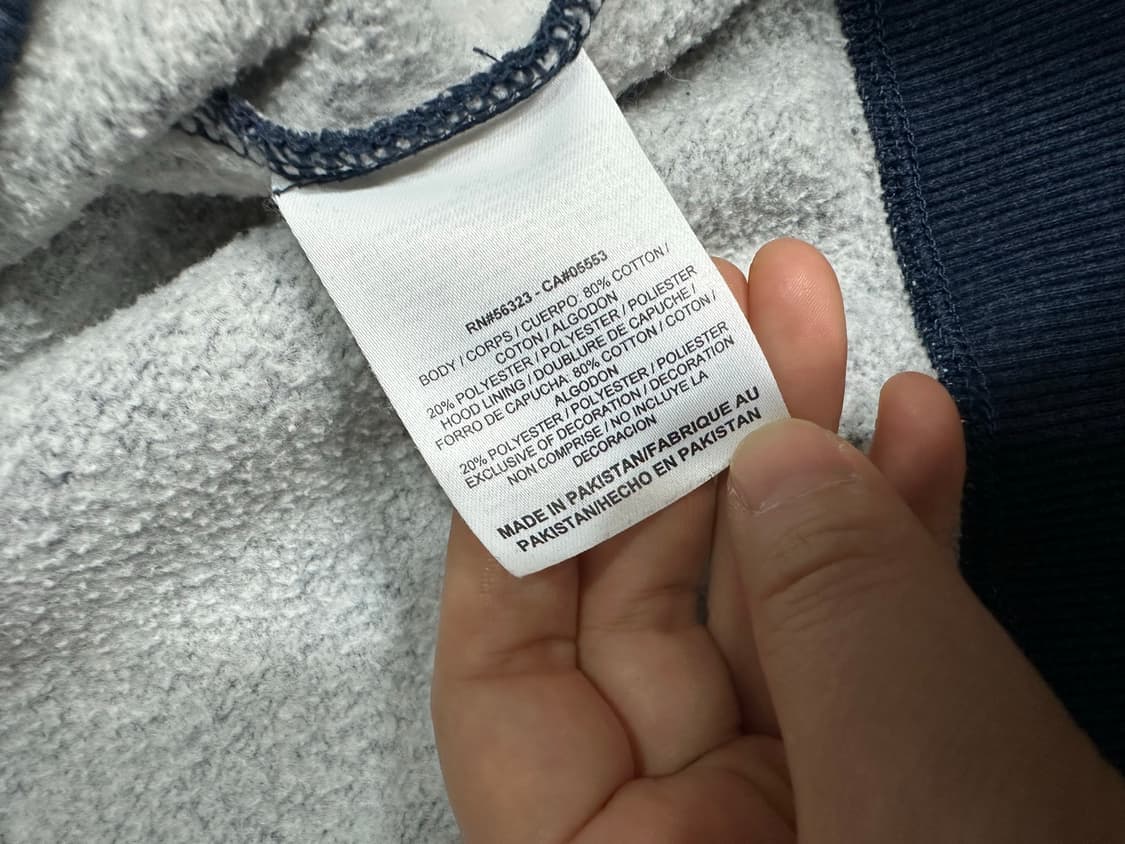 나이키 NIKE 빅로고 풀집업 기모 후드집업 네이비 L 상품이미지7