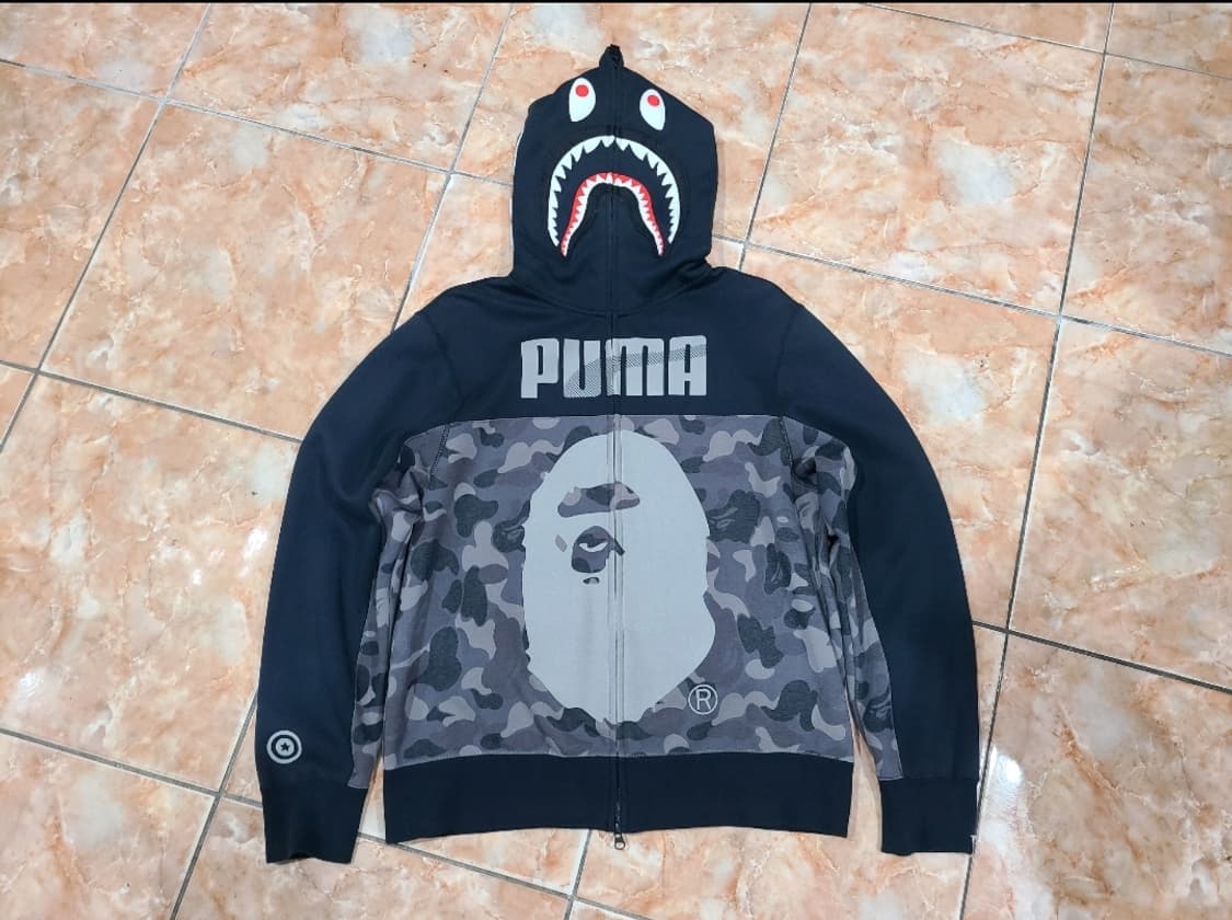 PUMA X BAPE 푸마 베이프 샤크후드집업 상품이미지2