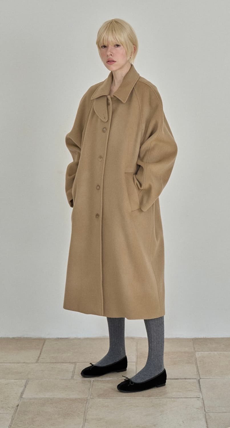 니하운 발마칸 코트 베이지 nyhavn 상품이미지3