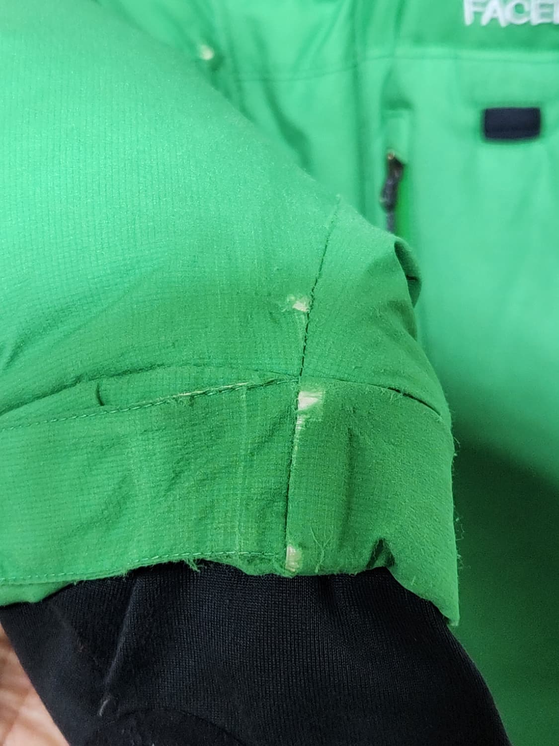 (M) 노스페이스 히말라야 패딩점퍼 녹색 거위털 800 다운자켓 상품이미지9