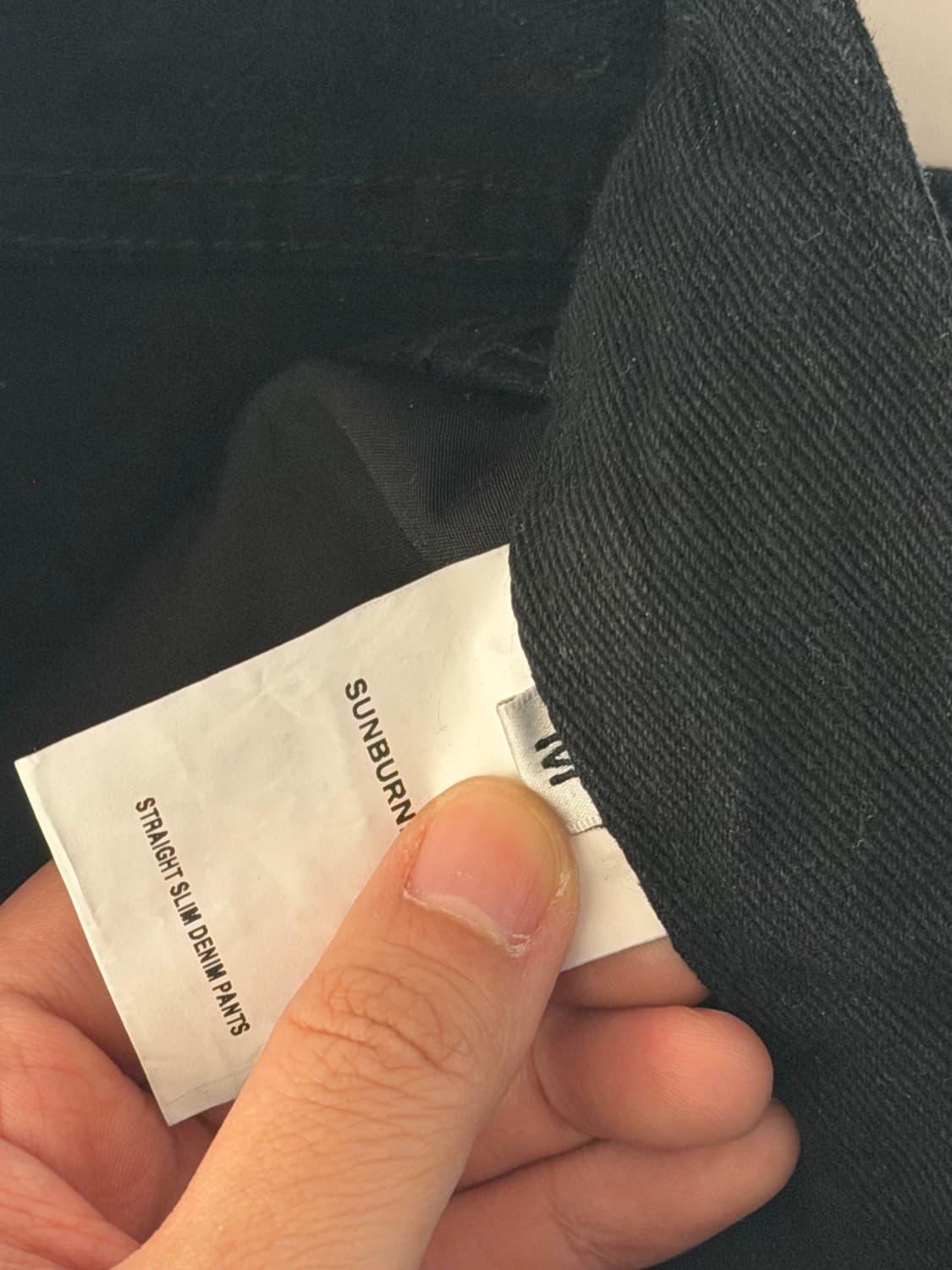 썬번프로젝트 STRAIGHT SLIM DENIM PANTS 팬츠 상품이미지5