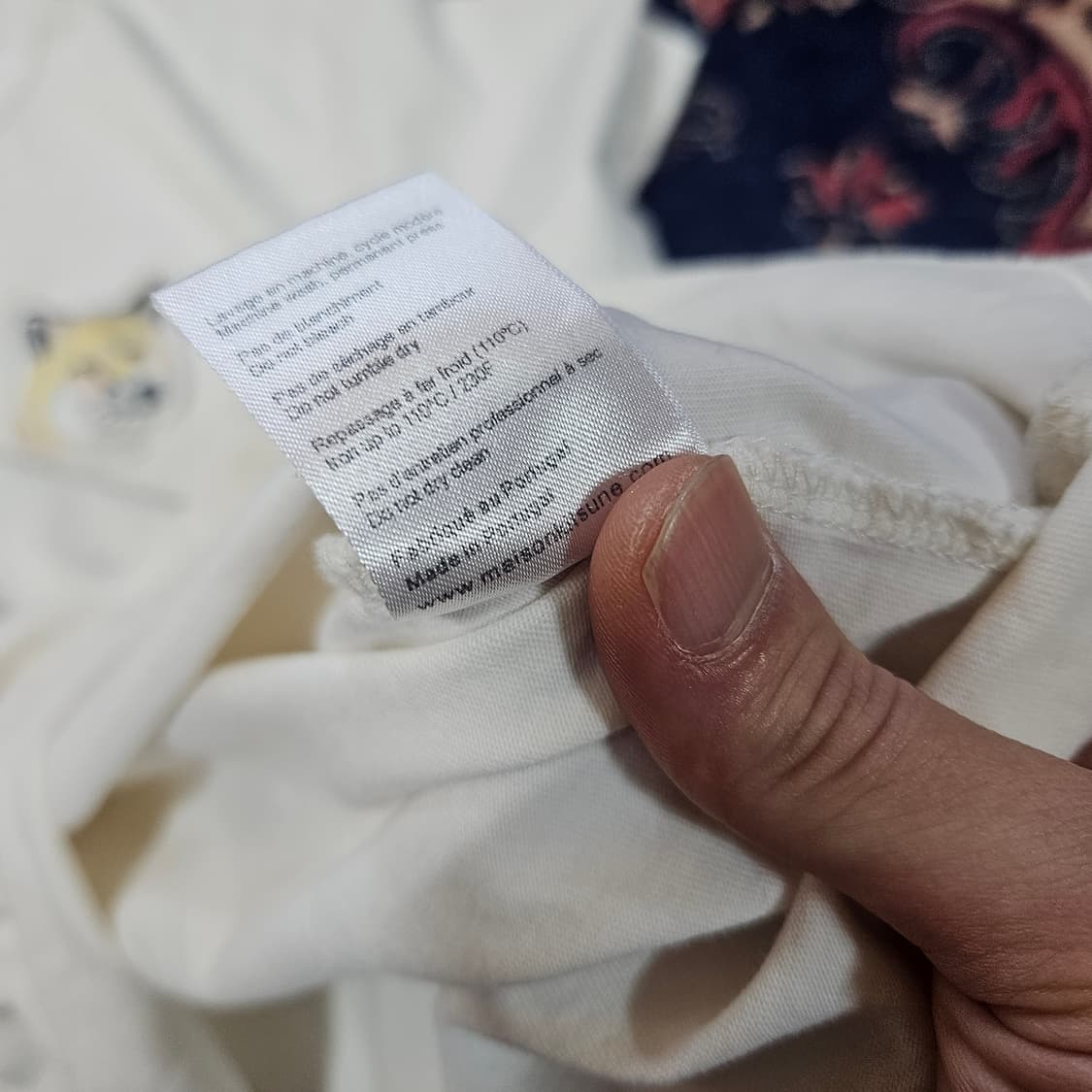 메종키츠네 20ss 빅폭스 패치드 반팔 L size 상품이미지6