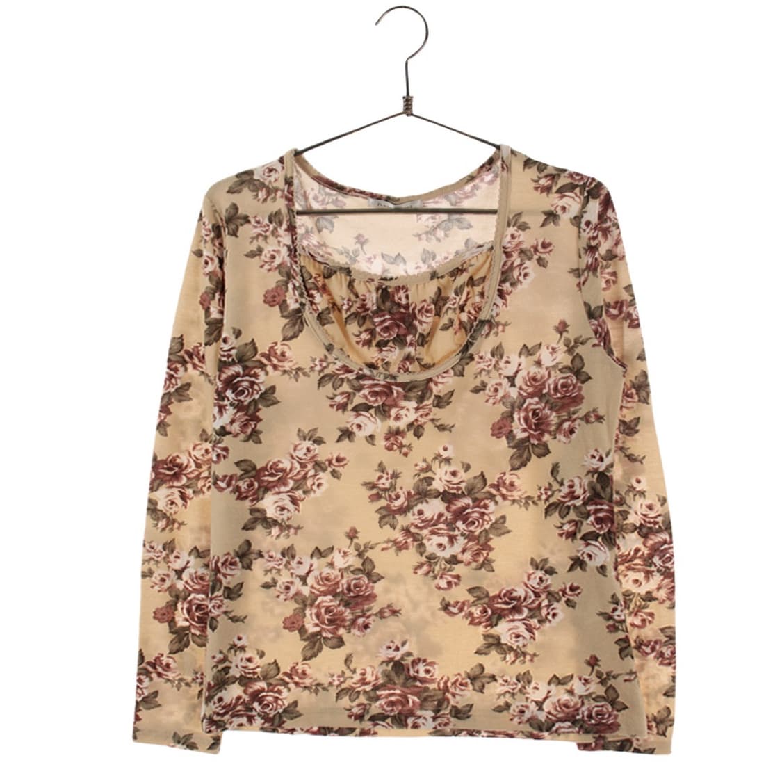 rosacheri 플라워 프릴 롱슬리브 상품이미지1