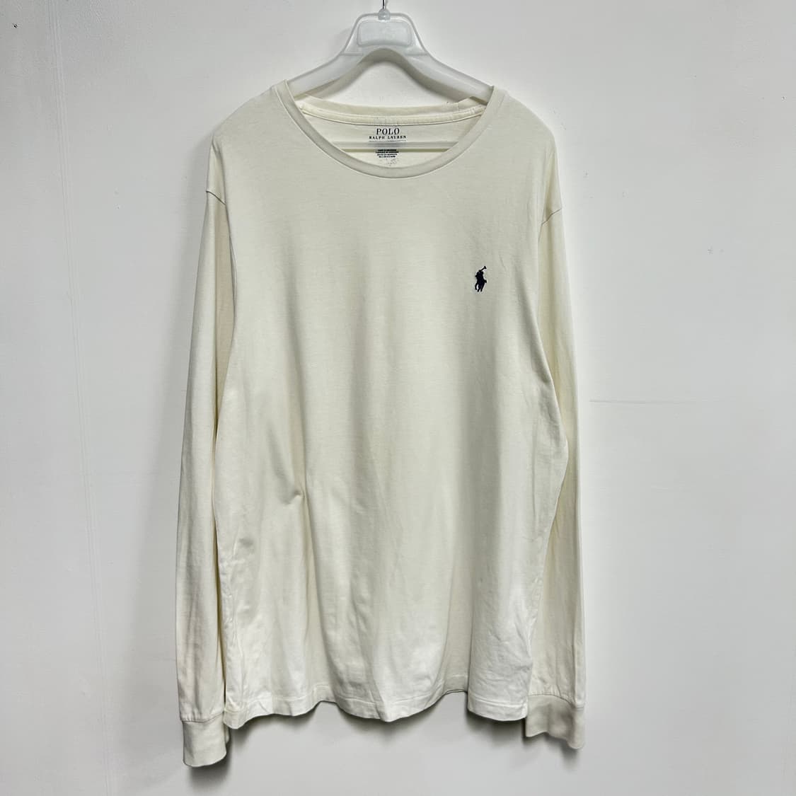 폴로 화이트 긴팔티[1650] 상품이미지3