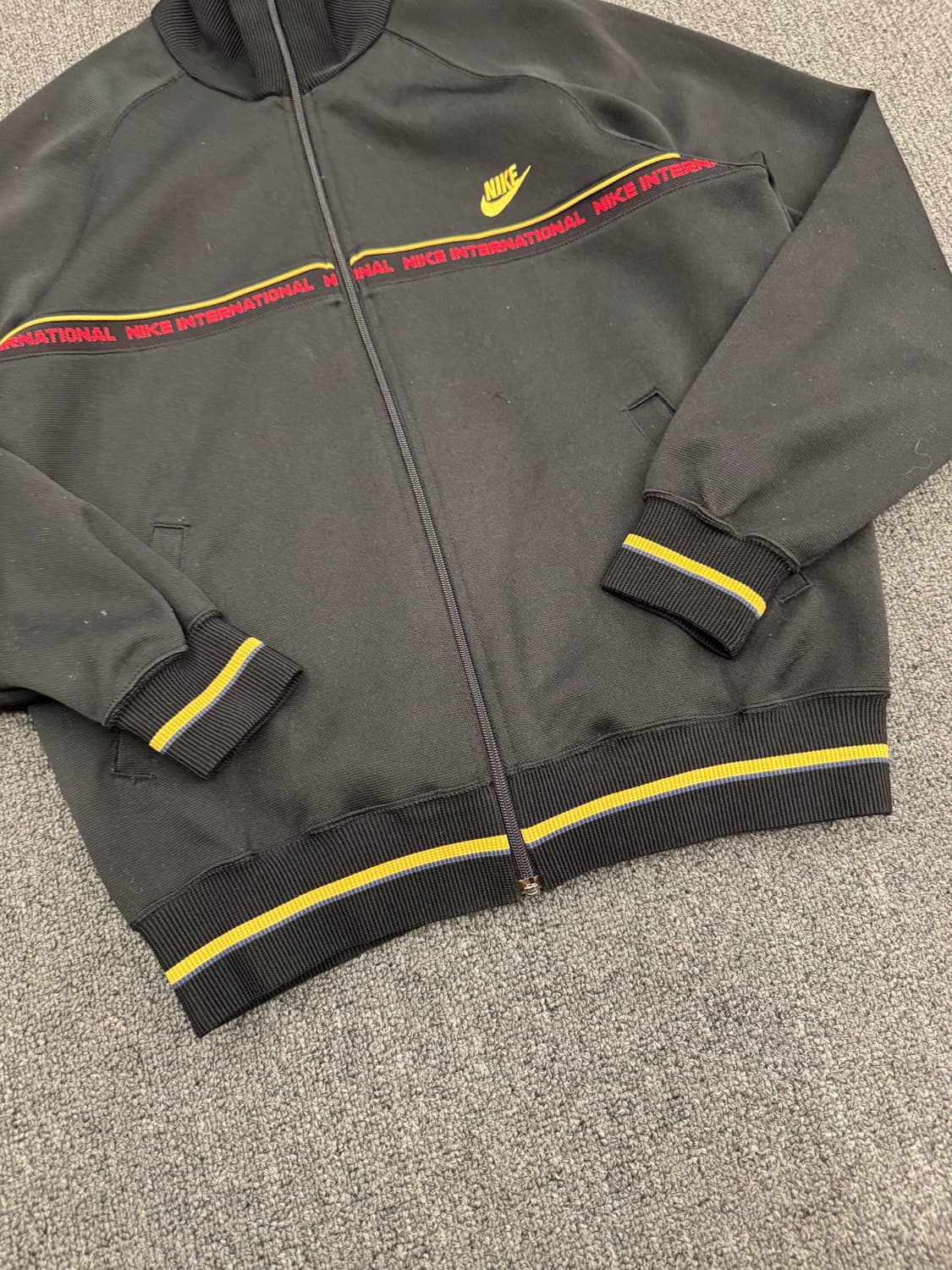 L)나이키 빈티지 올드스쿨 블랙 트랙탑 져지 상품이미지3