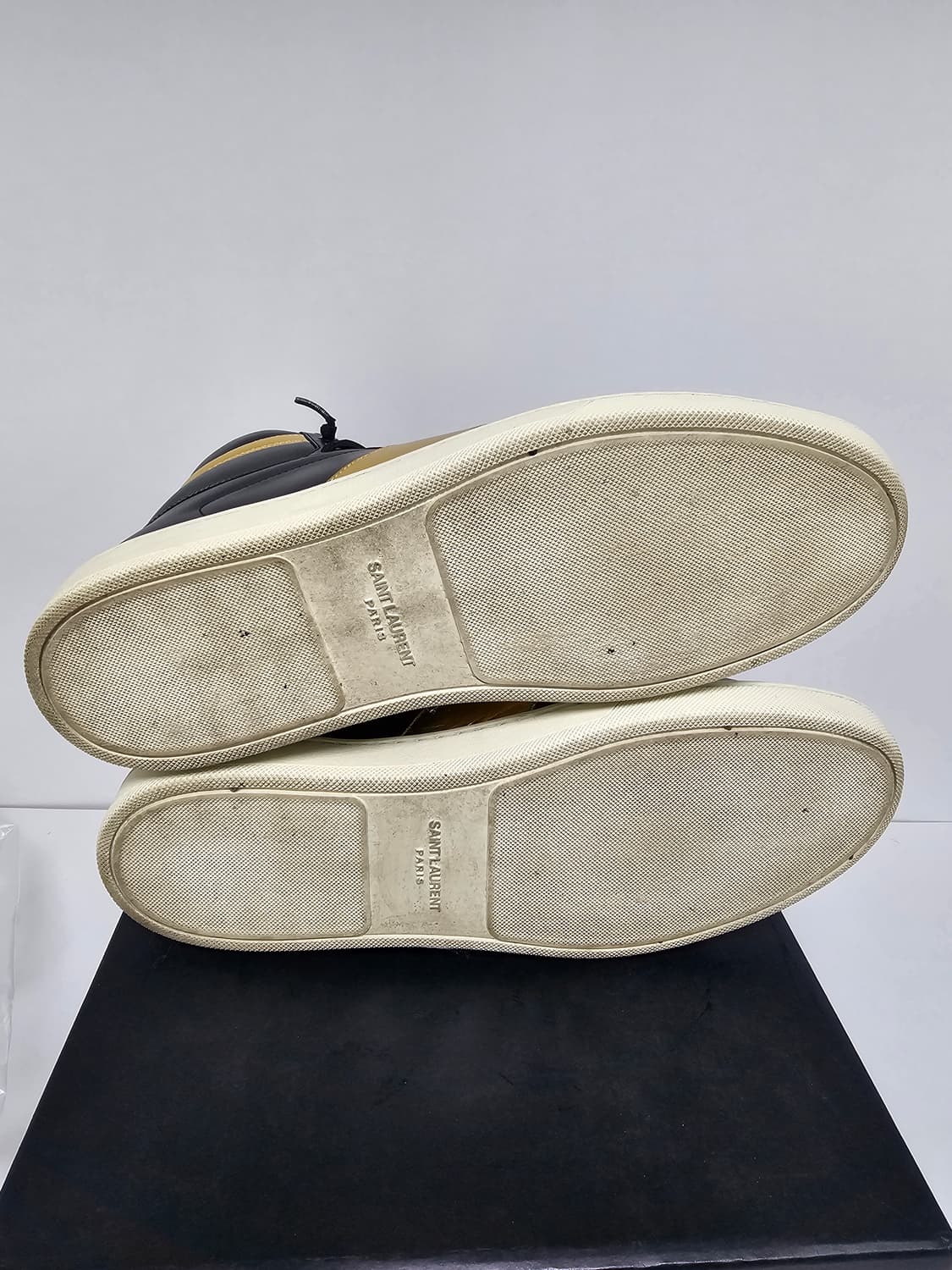 새상품급 생로랑 남성 레더 하이탑(44사이즈) 상품이미지8