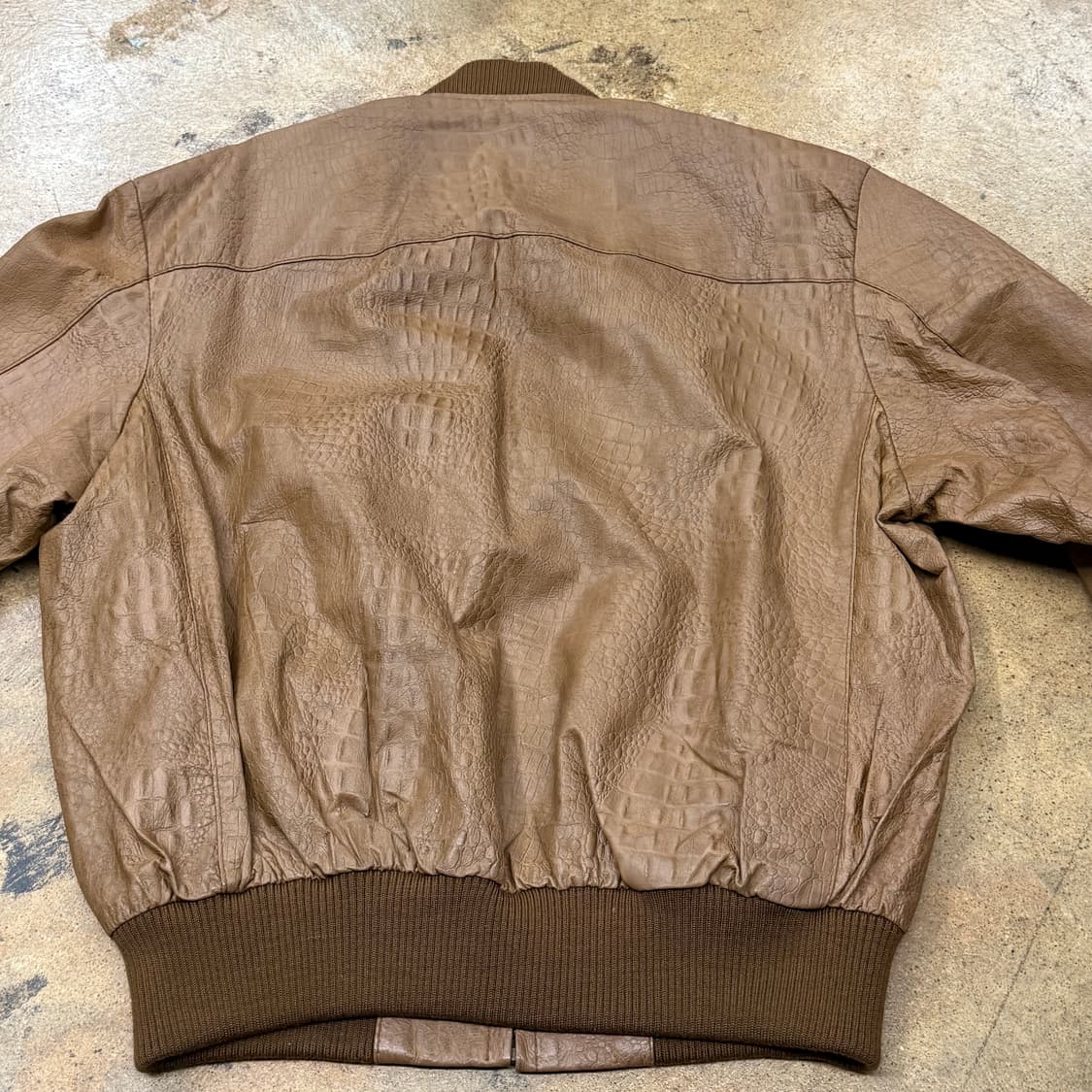 [정품] winchester 브라운 가죽 봄버 자켓 b10 상품이미지4
