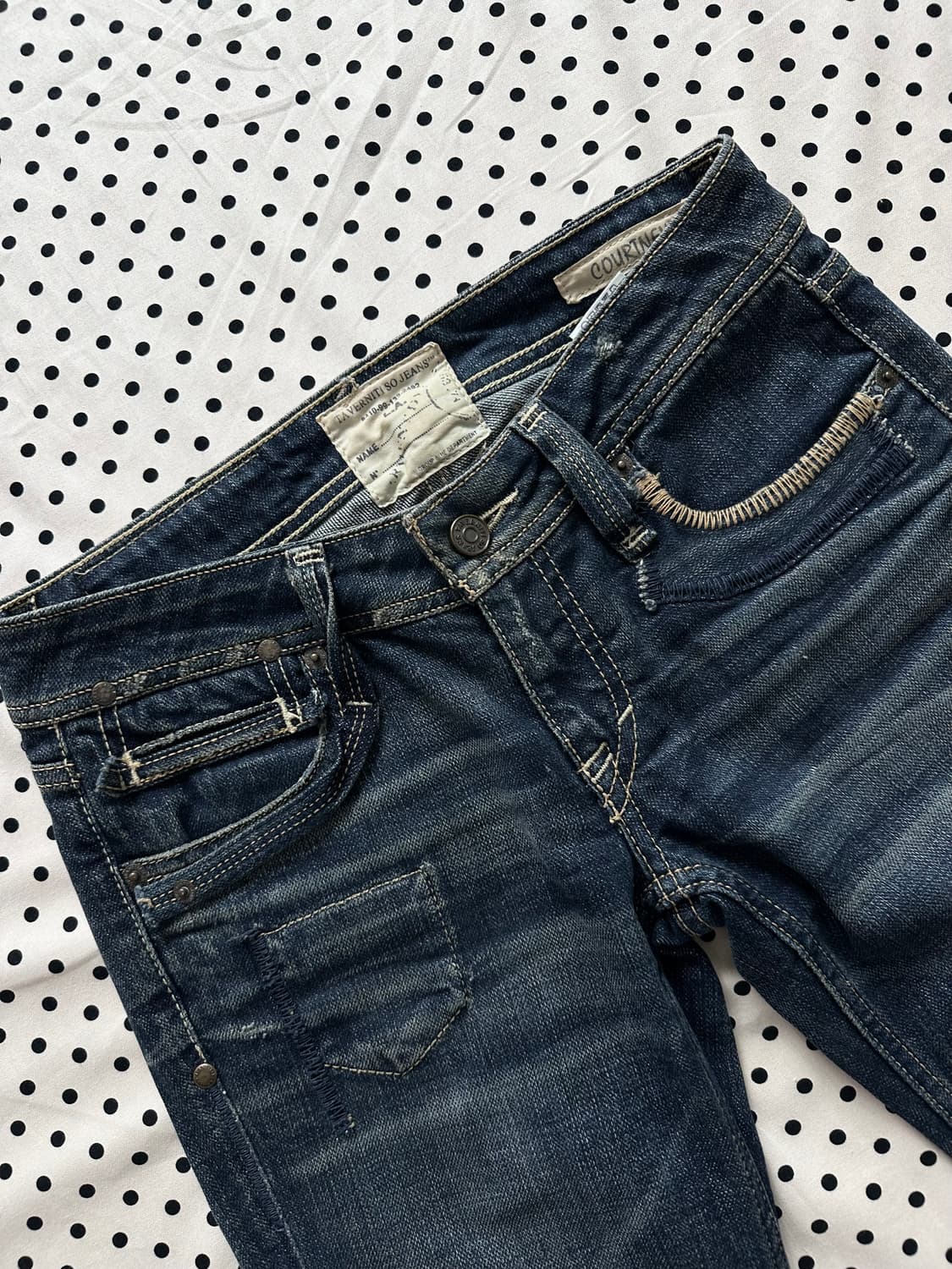 Taverniti So Jeans 로우라이즈 부츠컷 데님팬츠 y2k 상품이미지3