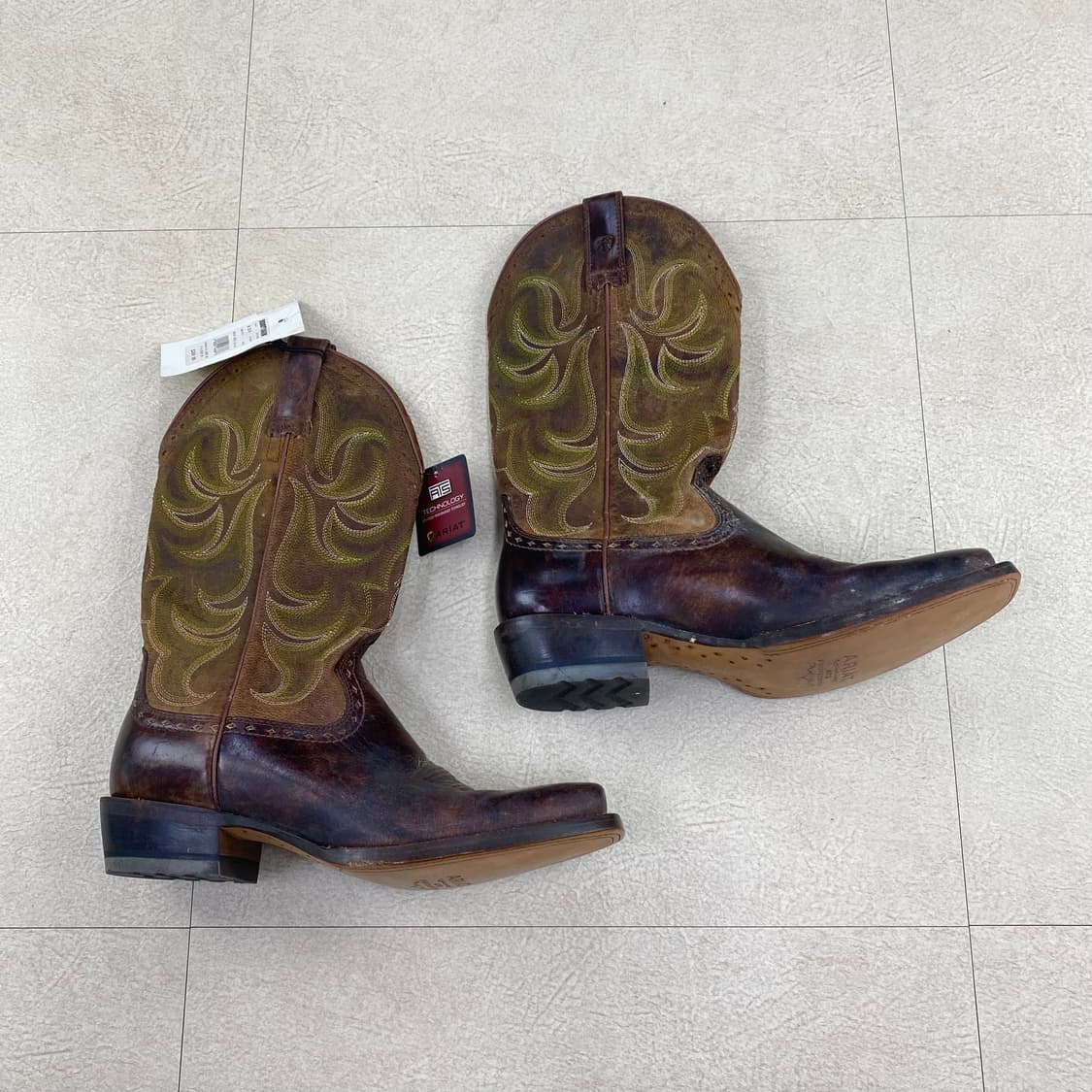 아리아트 ariat USA 오리지널 스퀘어토 웨스턴 부츠 (260mm-2 상품이미지2