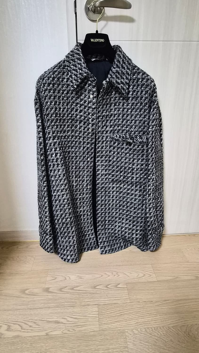 발렌티노 트위드 셔츠 자켓 상품이미지1