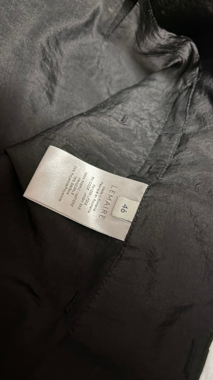 [46] 르메르 드라이실크 벨티드 루즈 팬츠 스퀴드잉크 상품이미지7