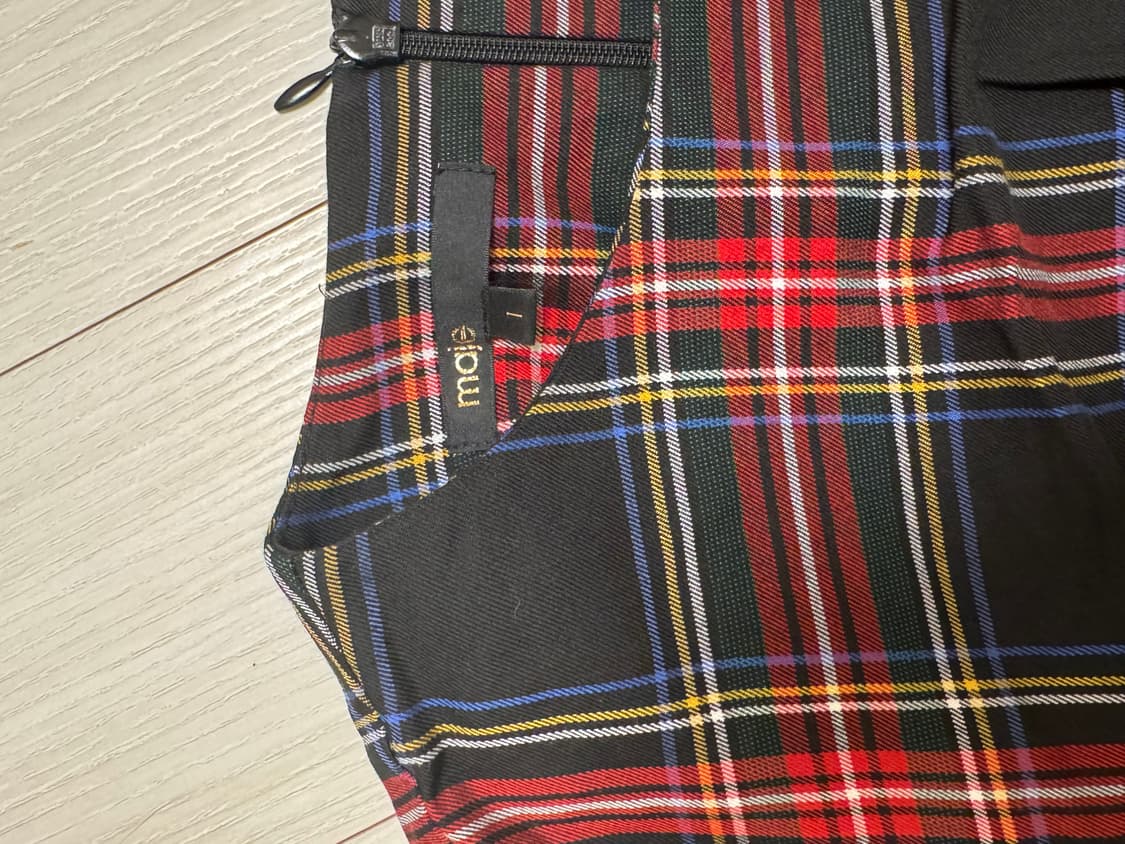 maje 마쥬 체크 패턴 원피스 (1) 상품이미지7