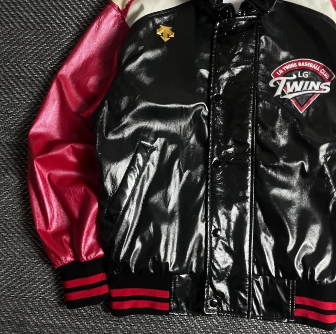 데상트 Lg 트윈스 올드스쿨 베이스볼 자켓o 2941 상품이미지3