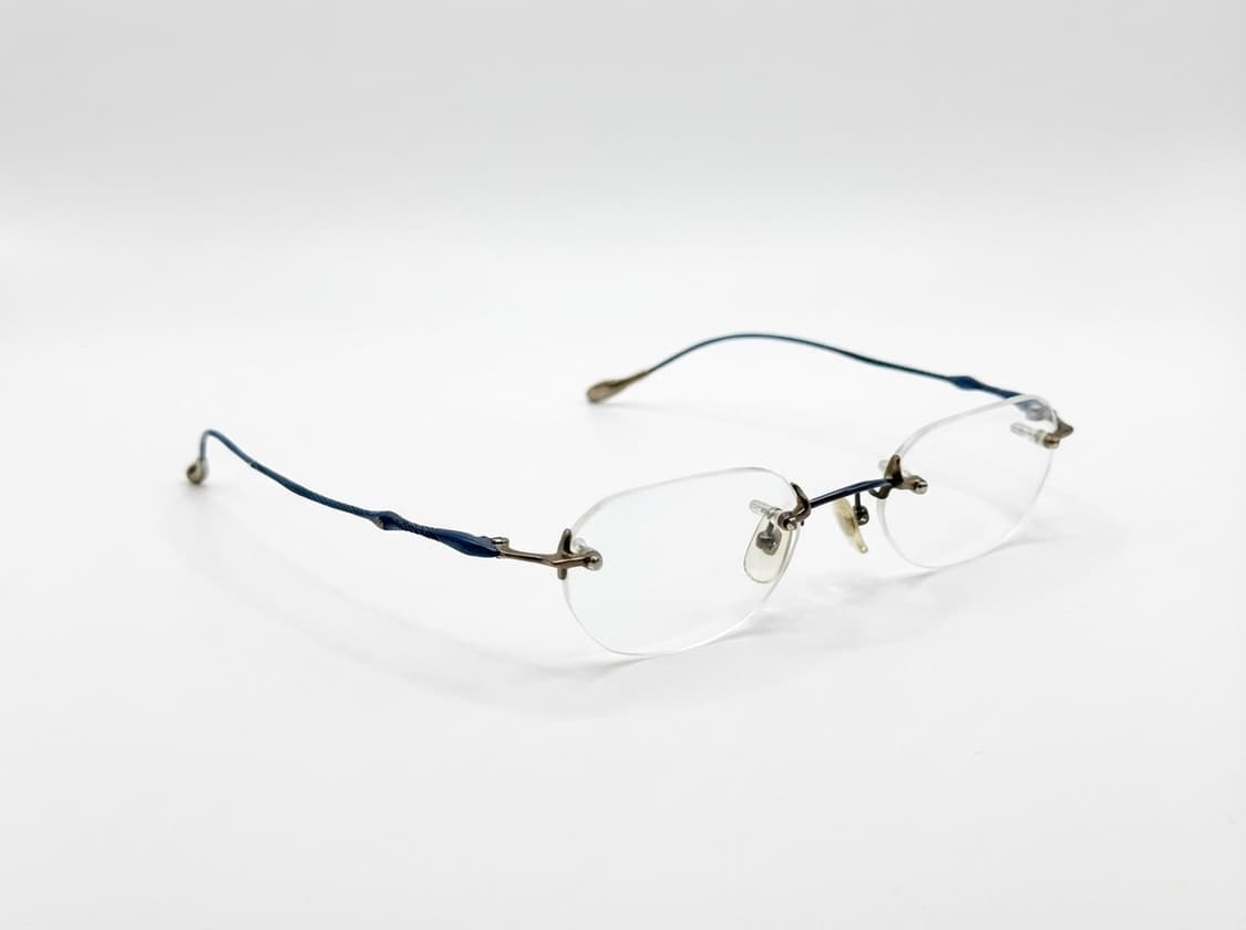 YOSHI MACHIDA 요시마치다 무테 빈티지 안경테 상품이미지3