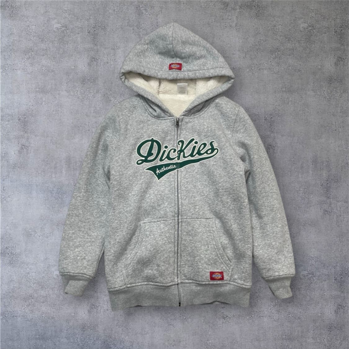 디키즈 Dickies 라이트그레이 양털 후드집업 XL (160) 상품이미지1