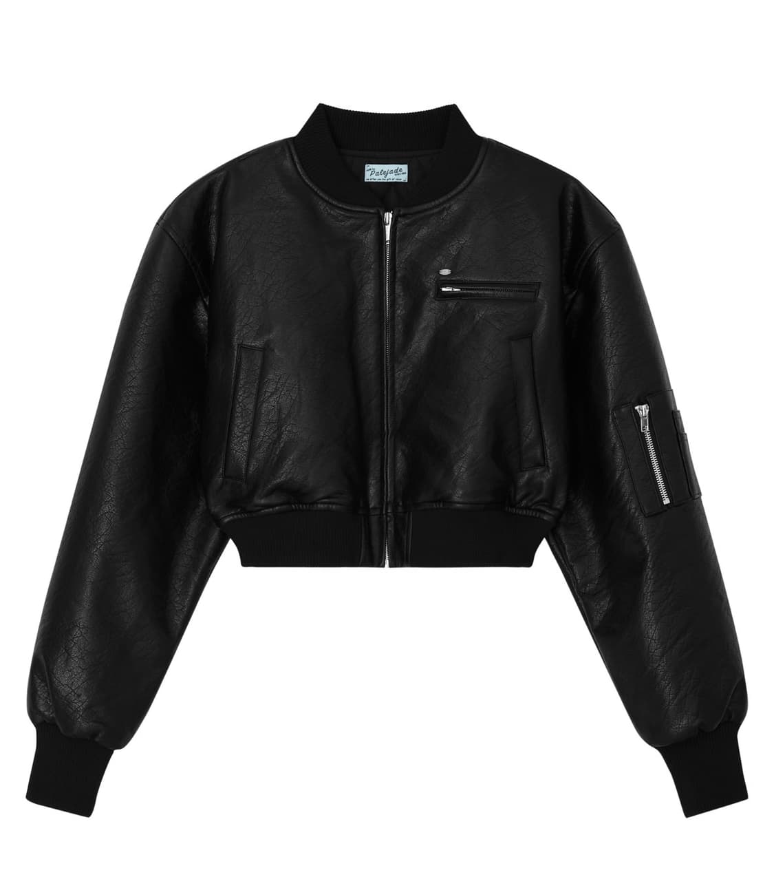 페일제이드 Crop Leather Bomber Jumper 크롭레더자켓 상품이미지1