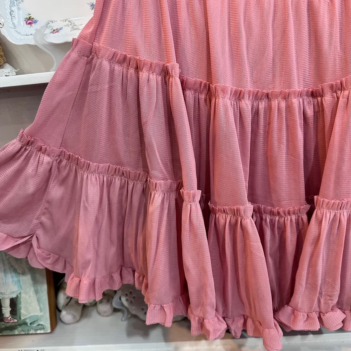 핑크 캉캉 미니 스커트 상품이미지4