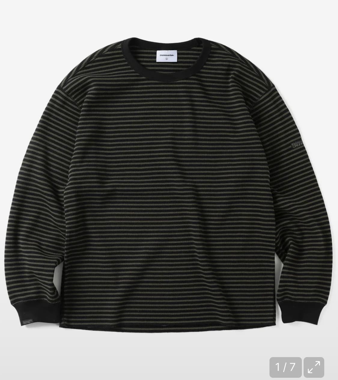 디스이즈네버댓 롱슬리브 Striped Waffle L/S Top 상품이미지1