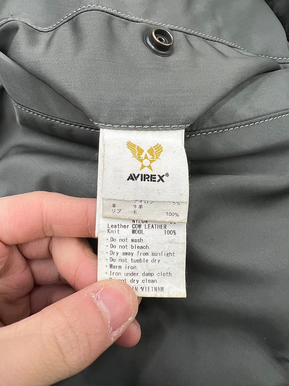 아비렉스 MIL-J-8279A 미공군 MA-1 플라이트 자켓 상품이미지8