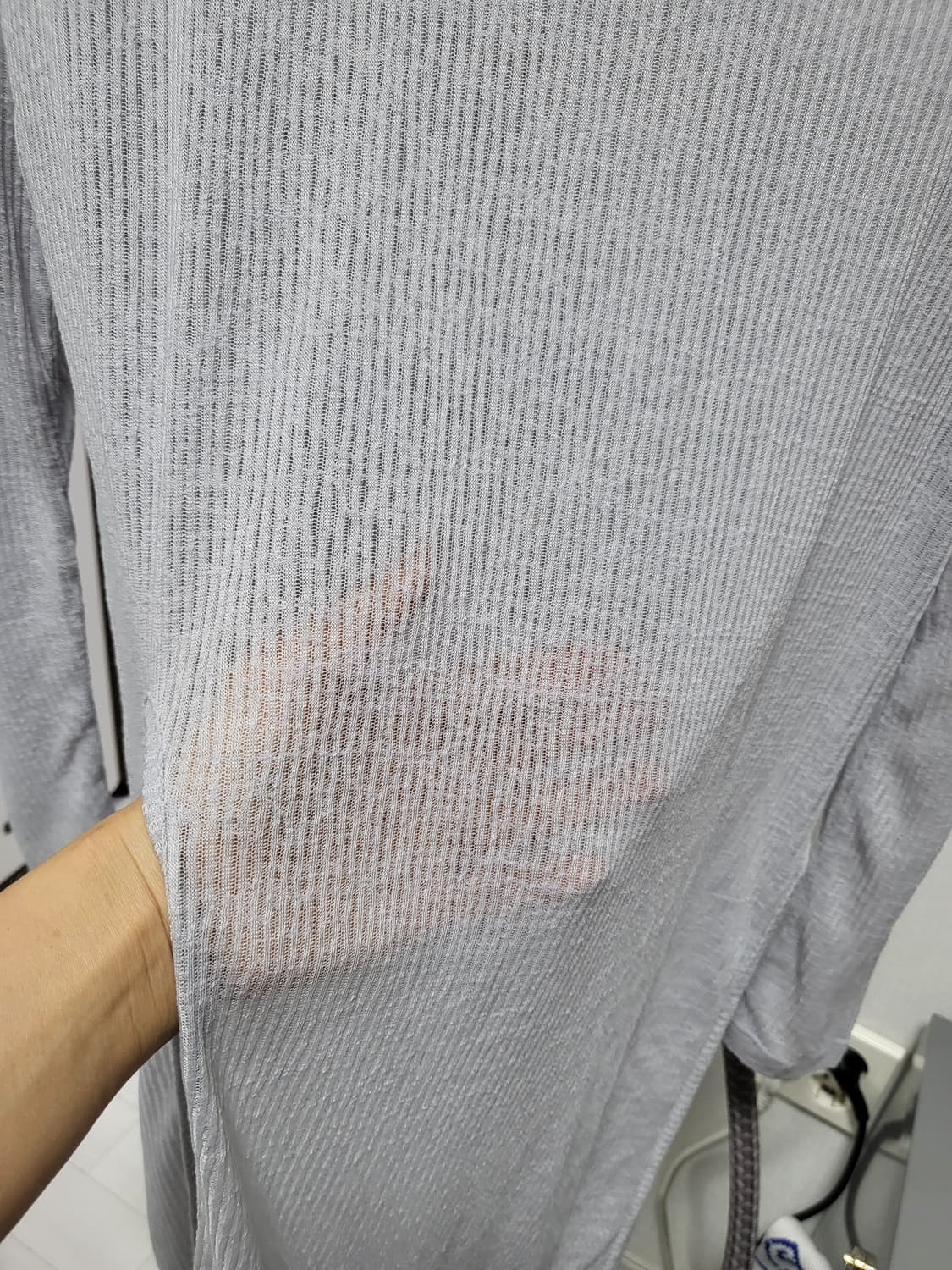 (새제품)Leave it 니트 롱 레이어드 F 원피스 코스 니트원피스 상품이미지4