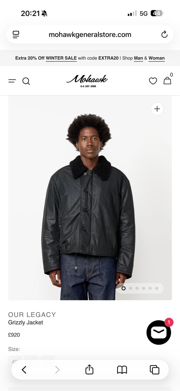 아워레가시 그리즐리 자켓 상품이미지2